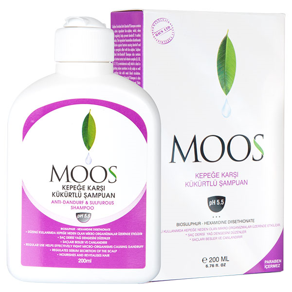Moos Kepeğe Karşı Kükürtlü 200 ml Şampuan