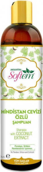 Softem Hindistan Cevizi Özlü 400 ml Şampuan