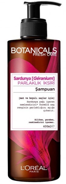Botanicals Fresh Care Sardunya Parlaklık İksiri 400 ml Şampuan
