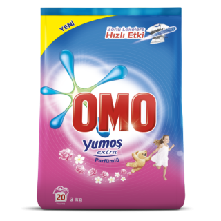 Omo Yumoş Parfümlü Toz Çamaşır Deterjanı 3 Kg