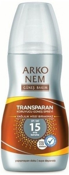 Arko Nem Transparan 15 Faktör Sprey 150 ml