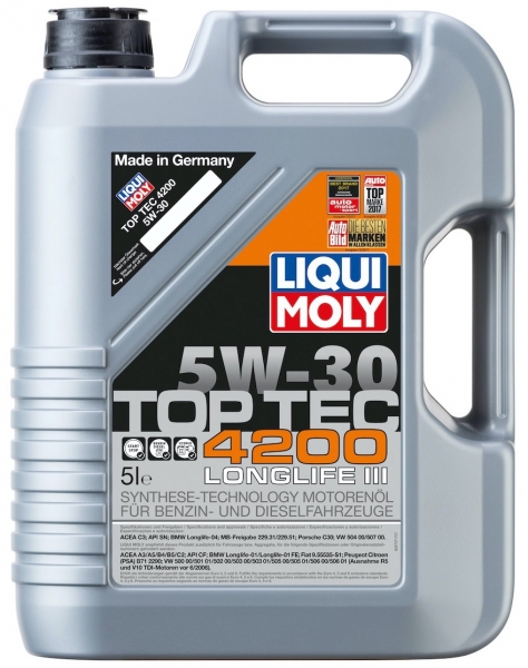 Liqui Moly Top Tec 4200 5W-30 Motor Yağı (5 litre)