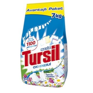 Tursil Matik Taze Kır Çiçekleri Toz Çamaşır Deterjanı 7 kg