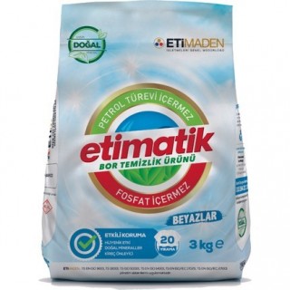 Etimatik Beyazlar Toz Çamaşır Deterjanı 3 kg