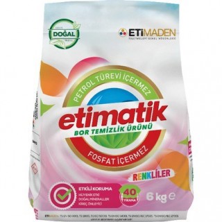 Etimatik Renkliler Toz Çamaşır Deterjanı 6 kg