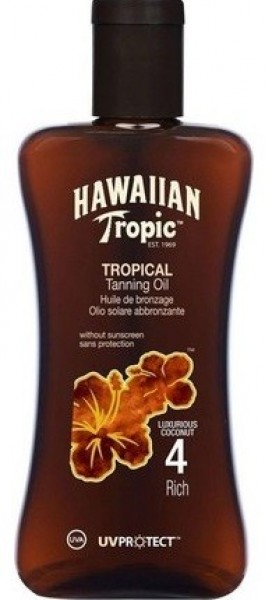 Hawaiian Tropic 4 Faktör Yağ 200 ml