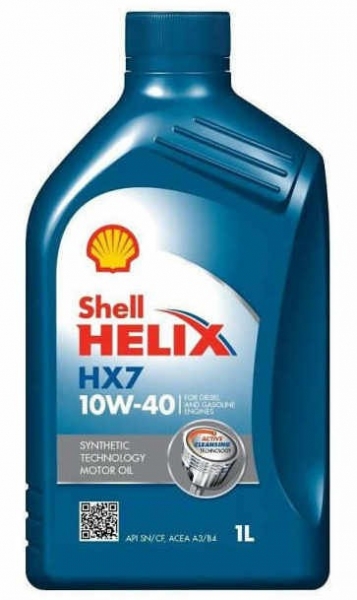 Shell Helix HX7 10W-40 Motor Yağı (1 litre)