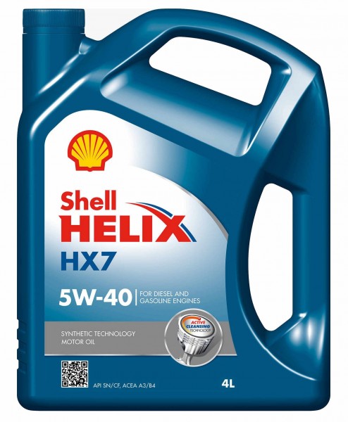 Shell Helix HX7 5W-40 Motor Yağı (4 litre)