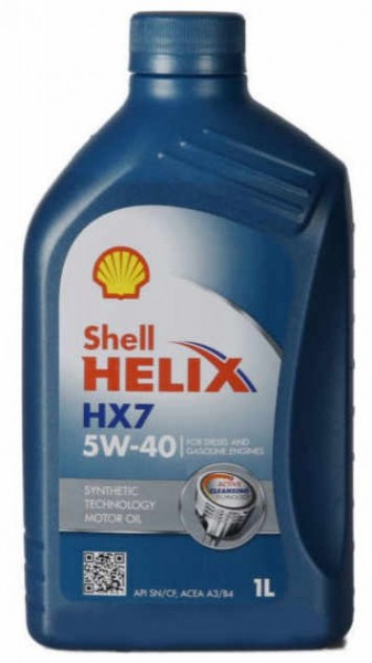 Shell Helix HX7 5W-40 Motor Yağı (1 litre)