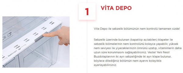 Vestel NFK600 EX A++ Buzdolabı
