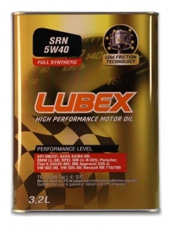 Lubex SRN 5W-40 Motor Yağı