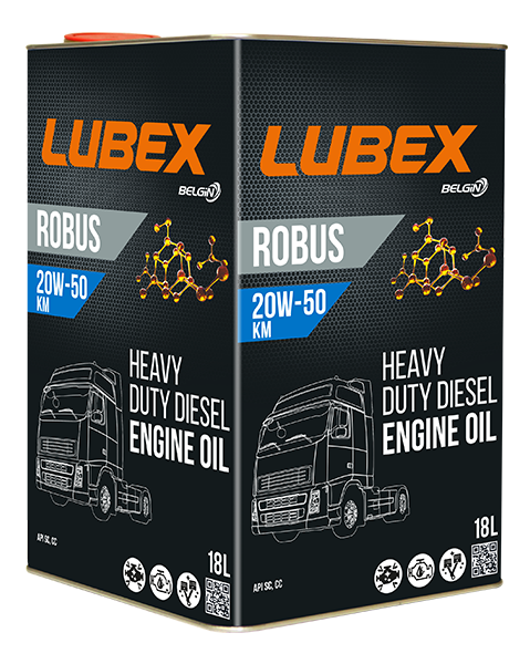 Lubex Robus KM 20W-50 Motor Yağı (18 litre)