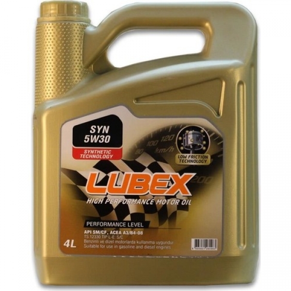 Lubex SYN 5W-30 Motor Yağı (4 litre)