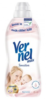 Vernel Max Sensitive Yumuşatıcı 30 Yıkama