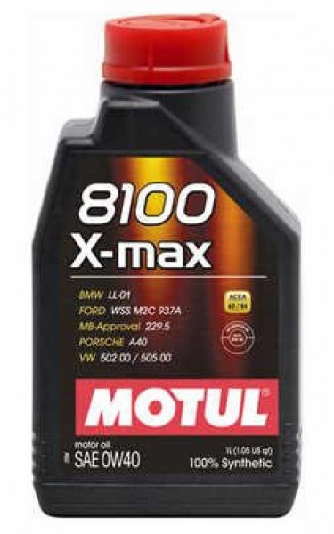 Motul 8100 X-Max 0W-40 Motor Yağı (1 litre)