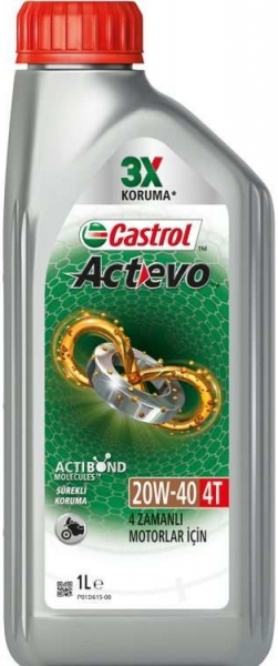 Castrol Actevo 20W-40 4T Motor Yağı (1 litre)