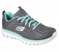 Skechers Graceful Get Connected (12615-CCGR) Kadın Spor Ayakkabı