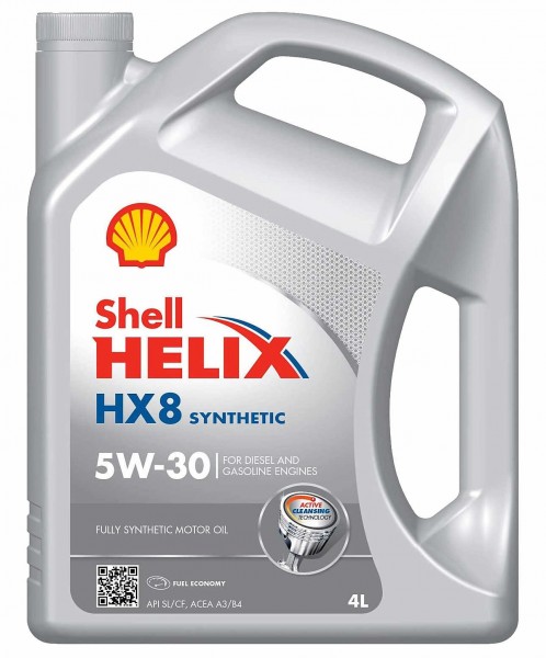 Shell Helix HX8 Synthetic 5W-30 Motor Yağı (4 litre)