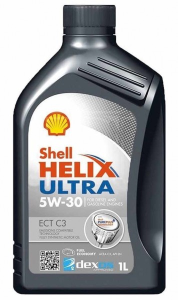 Shell Helix Ultra ECT C3 5W-30 Motor Yağı (1 litre)