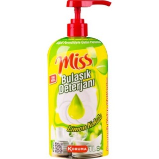 Miss Sıvı Bulaşık Deterjanı Limonlu 1 lt
