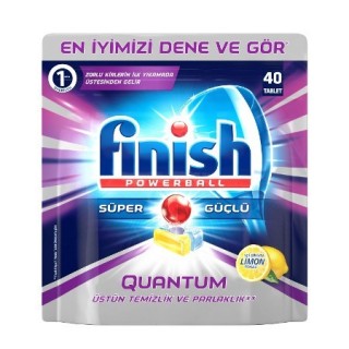 Finish Quantum Limon Tablet Bulaşık Makinesi Deterjanı 40 Adet