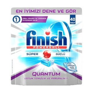 Finish Quantum Oxi Tablet Bulaşık Makinesi Deterjanı 40 Adet