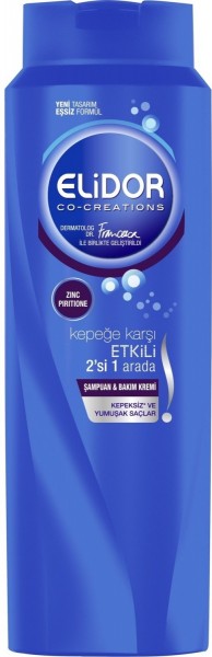 Elidor Kepeğe Karşı Çözüm 550 ml 2'si 1 Arada
