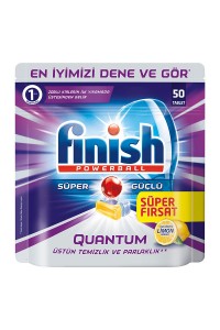 Finish Quantum Limon Tablet Bulaşık Makinesi Deterjanı 50 Adet resim