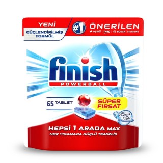 Finish Hepsi 1 Arada Max Oxi Tablet Bulaşık Makinesi Deterjanı 65 Adet