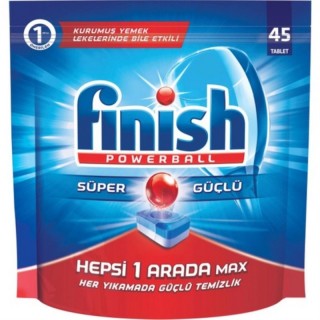 Finish Hepsi 1 Arada Max Tablet Bulaşık Makinesi Deterjanı 45 Adet