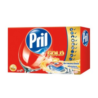 Pril Gold Tablet Bulaşık Makinesi Deterjanı 20 Adet