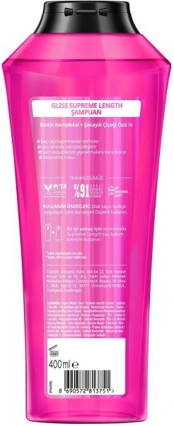 Gliss Supreme Length 400 ml Şampuan (400 ml)