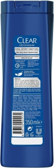 Clear Men Cool Sport Menthol 350 ml Şampuan