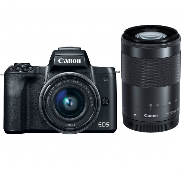 Canon EOS M50 55-200mm Aynasız Fotoğraf Makinesi