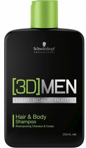 Schwarzkopf 3D Men Saç ve Vücut 250 ml Şampuan