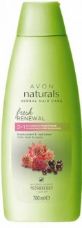 Avon Naturals Herbal Frenk Üzümü ve Kırmızı Yoncalı 700 ml 2'si 1 Arada