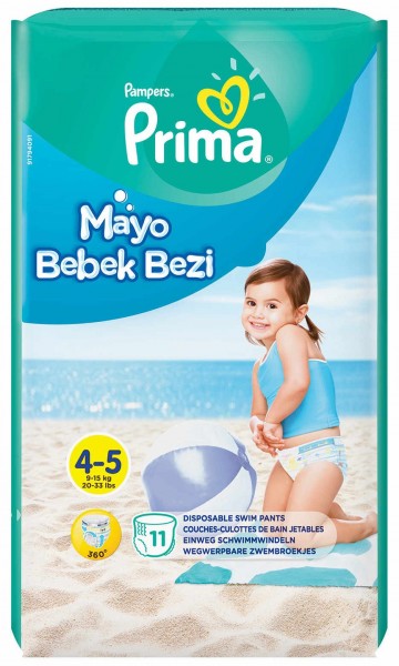 Prima Mayo Bez 4-5 Beden 11 Adet Bebek Bezi