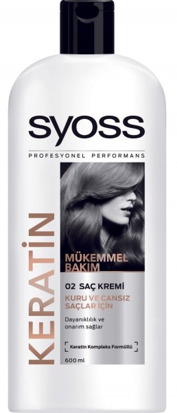Syoss Keratin Saç Kremi 600 ml Saç Kremi
