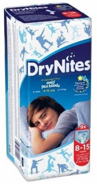 Huggies DryNites 8-15 Yaş Erkek 9 Adet Bebek Bezi