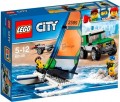 LEGO City 60149 4x4 with Catamaran resim