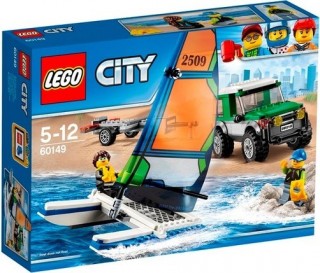 LEGO City 60149 4x4 with Catamaran