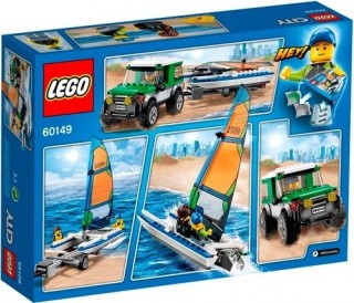 LEGO City 60149 4x4 with Catamaran