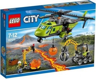 LEGO City 60123 Volcano Supply Helicopter