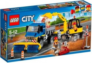 LEGO City 60152 Sweeper & Excavator