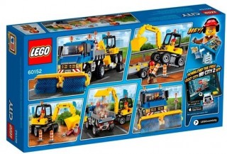 LEGO City 60152 Sweeper & Excavator