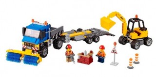 LEGO City 60152 Sweeper & Excavator