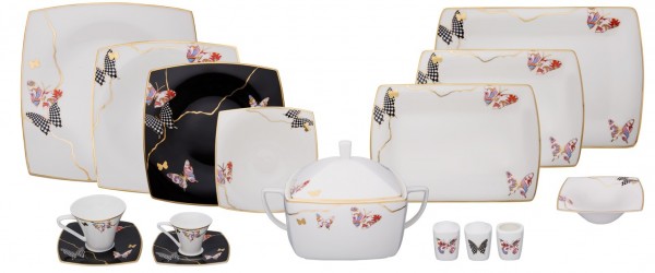 Karaca Fine Pearl Unique 86 Parça Yemek Takımı