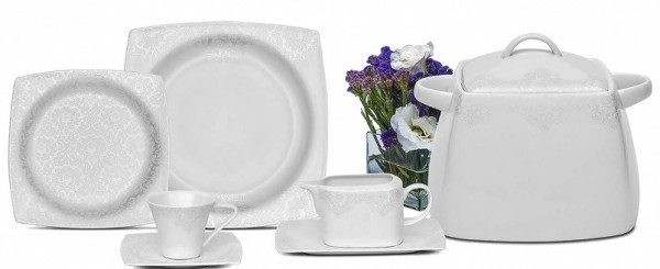 Karaca Fine Bone Helen 84 Parça Yemek Takımı