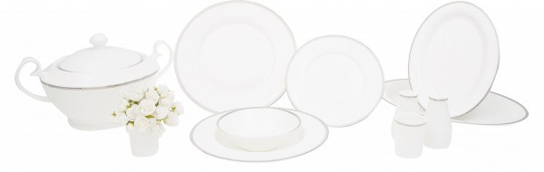 Karaca LCA-634 Platin 60 Parça Yemek Takımı