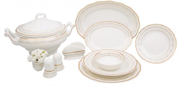 Karaca Fine Bone Mary 60 Parça Yemek Takımı